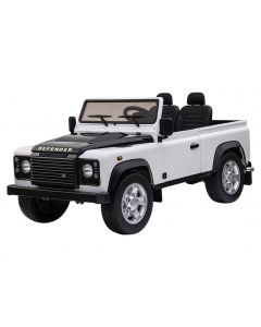 Samochód elektryczny LR Defender dla dzieci - biały - DA1654