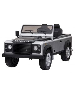 Samochód elektryczny LR Defender dla dzieci - srebrny - DA1655
