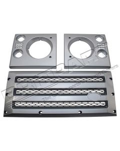 Grill z maskownicami reflektorów srebrny xs Defender - DA1969