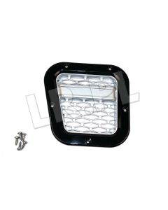 Kratka wlotu powietrza Defender czarna z srebrną kratką  - DA1972