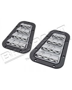 Wloty powietrza na błotniku srebrne xs Defender - DA1974