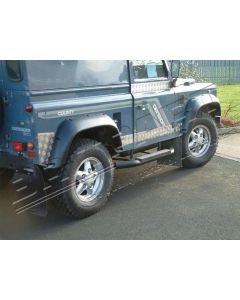 Zestaw nadkoli zewnętrznych czarne mat 2 - Defender od 1984 - DA2366