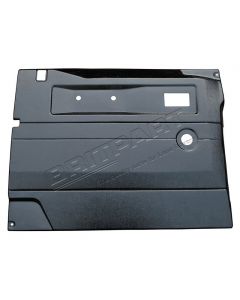 Tapicerka drzwi przód lewe - bez elektryki szyb - czarna Defender - DA2441