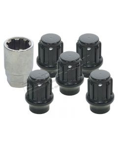 Zestaw nakrętek zabezpieczających felgi aluminiowe Mach 5 LR Defender - DA2475