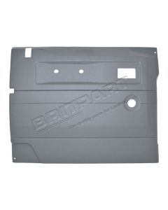 Tapicerka drzwi przód lewe szary Defender 90 / 110 manualne szyby  - DA2491