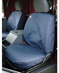 Pokrowce siedzeń przód - Defender do 2007 (3 siedzenia niebieskie) - DA2815BLUE
