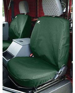 Pokrowce siedzeń przód - Defender do 2007 (3 siedzenia zielone) - DA2815GREEN