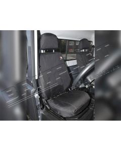 Pokrowce siedzeń przód - Defender od 2007 (czarne) - DA2818BLACK