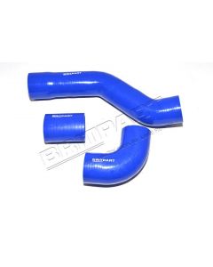 Komplet rur silikonowych intercooler Defender 300TDI (niebieskie) - DA3171B