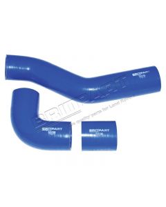 Komplet rur silikonowych intercooler Discovery 300 TDI (3 elementy)(niebieskie) - NLA - DA3176B