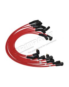 Kable wysokiego napięcia V8 kpl. Defender 4.0 / RR P38 do 1999 (silikonowe) - DA4102RED