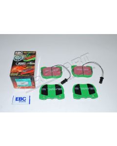 Klocki hamulcowe przód - RRC / Discovery / Defender 90 (tarcza wentylowana bez czujnika) - EBC (Green Stuff) - DA4157