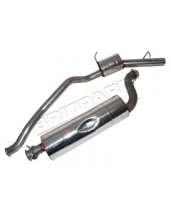 Tłumik kpl. RR P38 4,0 / 4,6 V8 (nierdzewny) pojedynczy - DA4239