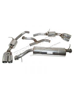 Wydech / tłumik podwójny RR P38 4,0 / 4,6 V8 (nierdzewny)  - DA4245