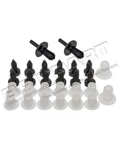 Zestaw spinek , kołków tapicerki drzwi Defender - DA4649