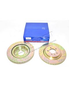 Tarcza hamulcowa tył para Wentylowana i nacinana RR L405 / RR Sport od 2014 / Discovery 5 - DA4687