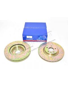 Tarcza hamulcowa przód wentylowana i nacinana Discovery Sport od 2014 / RR Evoque 17 cali - DA4689