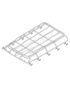 Bagażnik dachowy 1,9 x 1,2 m Expedition 90 LR Defender Station Wagon / Hard Top - DA4718