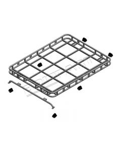 Bagażnik dachowy z klatką bezpieczeństwa (pełny) Explorer 90 LR Defender - DA4723