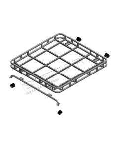 Bagażnik dachowy z klatką bezpieczeństwa Explorer 110 / 130 double cab / crew cab / pick up 1,6 m x 1,4 m  - DA4731