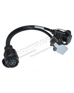 Adapter gniazda haka holowniczego podwójny 12n / 12s dla 13 pinowego adaptora - DA5025