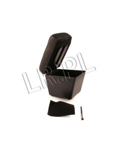 Podłokietnik Freelander 2 - LHD czarna skóra ekologiczna - DA5105