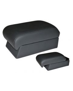 Podłokietnik Freelander 1 01-06 czarny ze skóry ekologicznej - DA5116