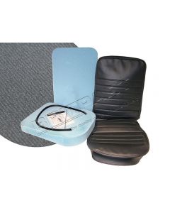 Zestaw naprawczy poszycia fotela środkowego Defender od 1990 (bez kleju) - DA5632E