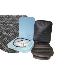 Zestaw naprawczy poszycia fotela środkowego techno Defender od 1990 (bez kleju) - DA5633E