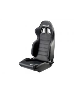 Fotel Sparco przód R100 kolor czarna skóra LR 90 / 110 / Defender Wymaga dodatkowych części montażowych informacje w opisie - DA7301