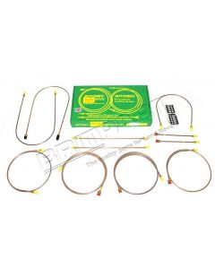 Kompletny zestaw przewodów hamulcowych podwójny Seria 3 LWB (109) do czerwca 1980 kierownica z prawej strony - DA7410