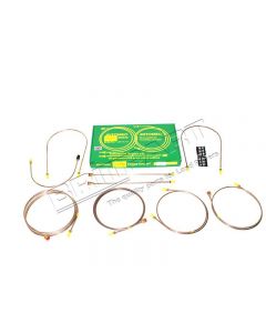 Kompletny zestaw przewodów hamulcowych Defender (90) od 1992 - 1998 z zaworem hamulca przód bez ABS - DA7418