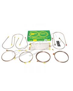 Kompletny zestaw przewodów hamulcowych RRC od 1979 z tylnym zaworem RHD - DA7421