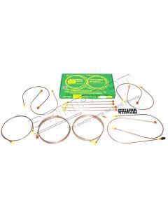 Kompletny zestaw przewodów hamulcowych RRC bez ABS od 1987 LHD z zaworem przednim - DA7435