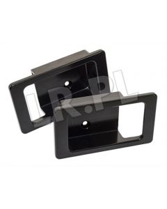 Klamka drzwi wewnętrzna Defender do 2007 anodowane aluminium czarne - DA8953