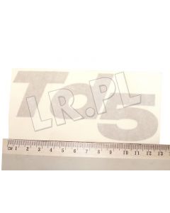 Naklejka "TD5" błotnika przód Defender (srebrna) - DAF105360MMGGEN