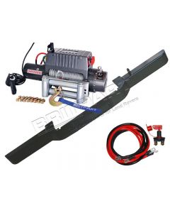 Zderzak skrzynkowy standard przód z wyciągarka DB12000i - Defender bez A/C lina stalowa - DB1313