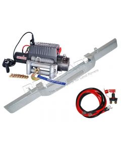 Zderzak skrzynkowy ocynk przód z wyciągarka DB12000i - Defender bez A/C lina stalowa - DB1313GALV