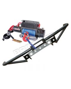 Zderzak rurowy przód z wyciągarka DB12000i - Discovery 1 lina syntetyczna - DB1320R