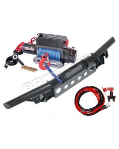 Zderzak rurowy przód z wyciągarka DB12000i - Defender z A/C lina syntetyczna - DB1321R