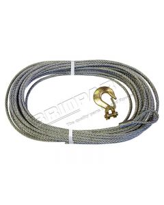 Lina stalowa do wyciągarki Britpart (z hakiem)  - DB1328