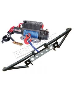 Zderzak rurowy z wyciągarką DB9500i lina syntetyczna Discovery 1 - DB1350R