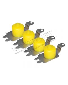 Zderzaki podwozia bump stop żółte poliuretan 60 mm - DC7012