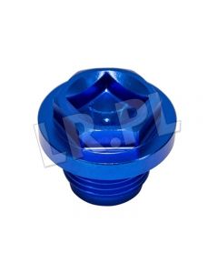 Korek wlewu chlodnicy RRC / Discovery / Defender anodowane aluminium niebieski - ERR4686BLUE