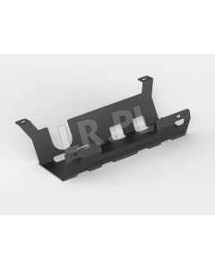 Chroni delikatny i drogi końcowy tłumik przed uszkodzeniem w terenie pasuje do silników 3.6, 3.8, 2.8 CRd. wykonana z blachy stalowej konstrukcyjnej.