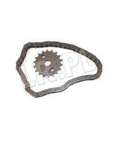 Łańcuch napędu pompy olejowej z kołem zębatym silnika TD5 - LQX100130EUROSPARE