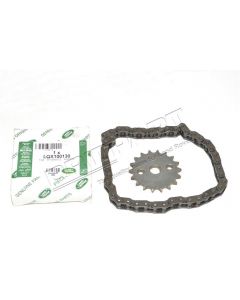 Łańcuch napędu pompy olejowej z kołem zębatym silnika TD5 - LQX100130GEN