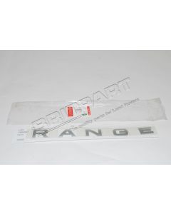 Naklejka "RANGE" pokrywy silnika RR L322 od 2009 / RR od 2010 - LR008141GEN