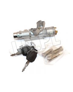 Komplet wkładek zamków 3 szt. z 2 kluczykami + stacyjka kpl. Defender od 2002 (VIN: 2A622424) - LR077438