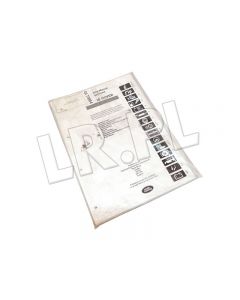 Książka serwisowa przegladow samochodu - LRL0009ENGEN